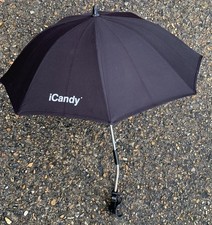 iCandy Pushchair umbrella Parasol in  Black with Clip