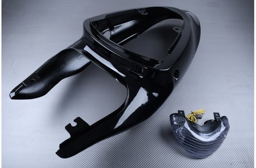 Black rear tail fairing clear - rear,