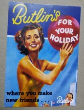 BUTLINS GENERAL VIEW  HOLIDAY  POSTCARD