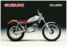 SUZUKI Poster RL250 Trials