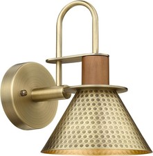 Antique Brass Wall Sconce Gooseneck Barn Light Fixtures 1-Light Single SF