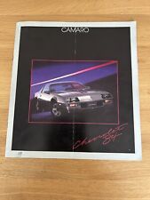 VINTAGE CAR SALES BROCHURE CHEVROLET CAMARO 1984 GOOD