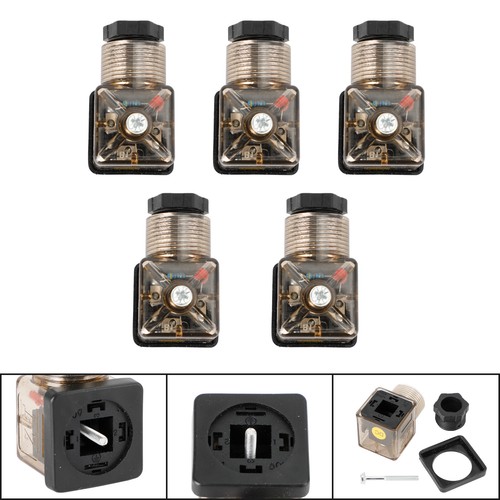 5pcs transparent solenoid - transparent,