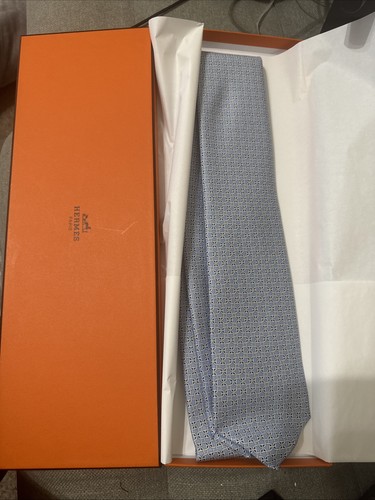 Hermes silk tie 100 - hermes,