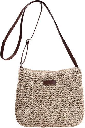 Women straw crossbody bag - women's,