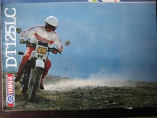 1982 YAMAHA DT 125 LC BROCHURE CATALOGUE IN FRENCH
