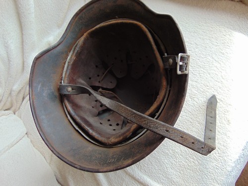 Genuine ww2 german helmet - genuine,
