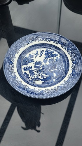 Willow patterned tea - willow, tea/side