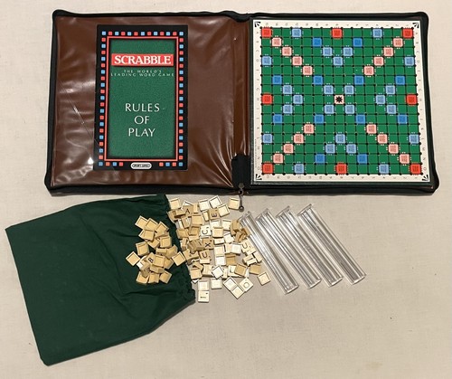 Vintage 1988 travel scrabble - vintage,