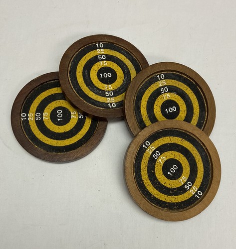 Vintage old dart board - dart, round