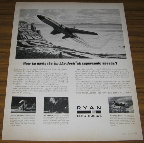 1962 ryan electronics - 1962,