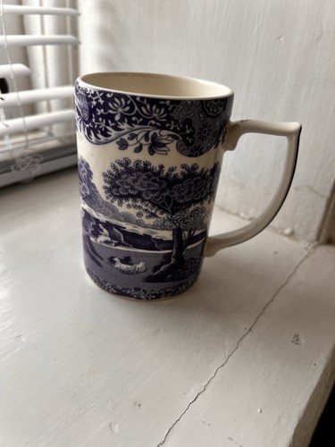 Spode blue italian mug - spode,