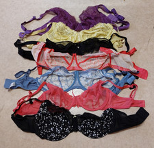Bundle 7 larger size bras 3x40F 1x40FF 1x42D 1x42E 1x40G M&S Tu George Debenhams