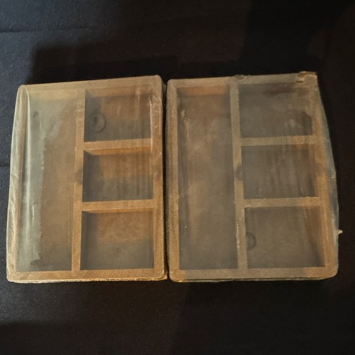 Pair vintage wooden - pair,