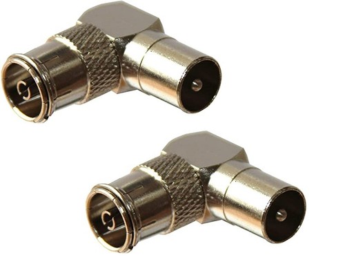 Pair aerial coax plug to - tv,
