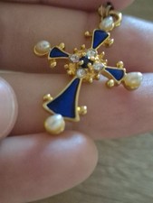 Real Sapphire and Pearl Lucky