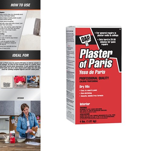 Plaster paris dry mix lb - paris,