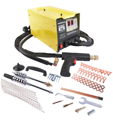 Car body panel spot welder - panel,