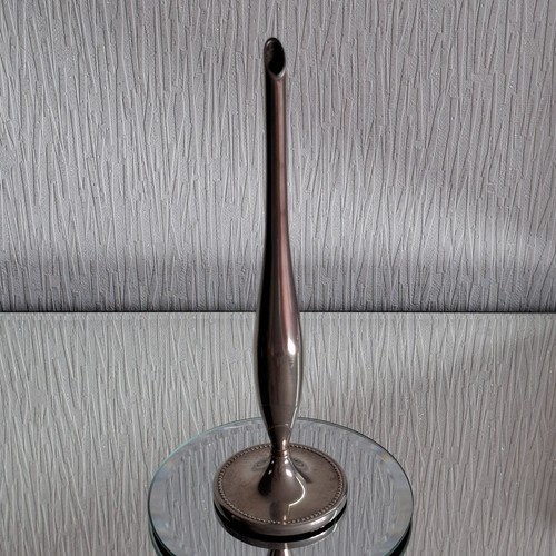 Vintage silver plated bud vase - vintage,