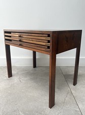 ILLUM WIKKELSO ROSEWOOD NEST TABLES FOR CFC SILKEBORG-Danish coffee side table