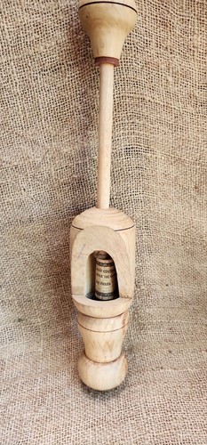 Vintage wooden wine bottle - vintage,