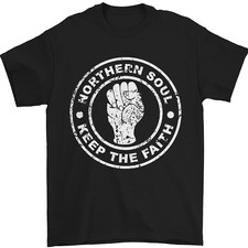 Northern Soul Keeping the Faith Mens T-Shirt 100% Cotton