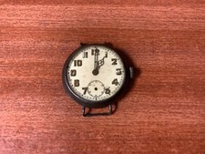 Antique WW1 Louis Weill Sterling Silver Military Trench Watch (Needs Repair)