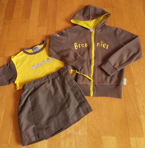 Brownies uniform hoodie zip - brownies, up