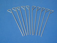 LOT OF TEN BAKE POTATO SPIKES NAILS SHISH-KABOB SKEWER
