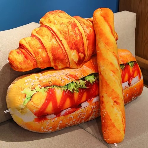Realistic baguette plush - baguette,