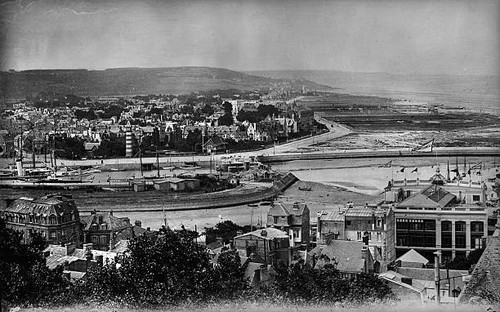 Old photo france deauville - old,