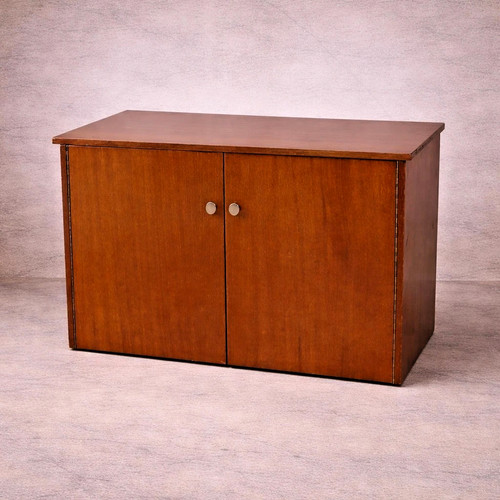 Danish teak record cabinet - record, –