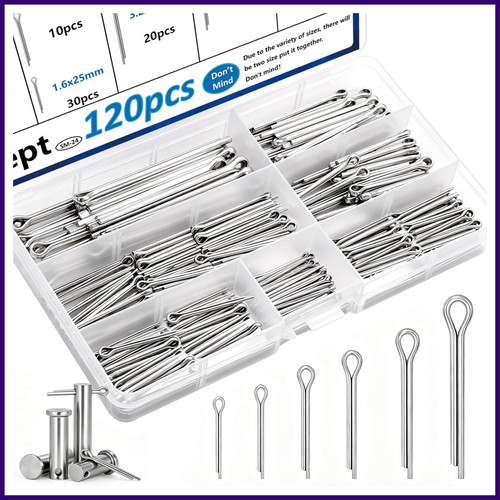 120pcs 304 stainless - 120pcs, steel