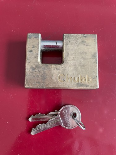 Chubb padlock large - large, duty