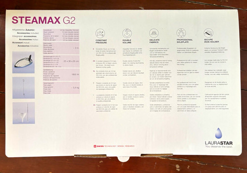 Laurastar steammax steam - laurastar,