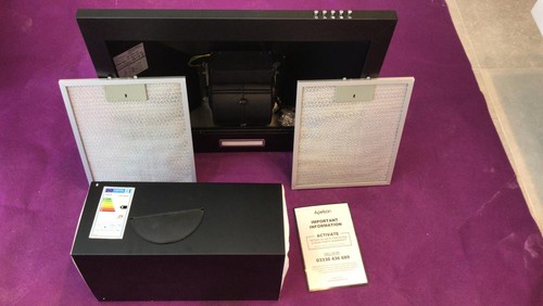 60cm black chimney cooker - chimney,