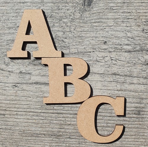 3cm 30cm wooden letters - wooden, large
