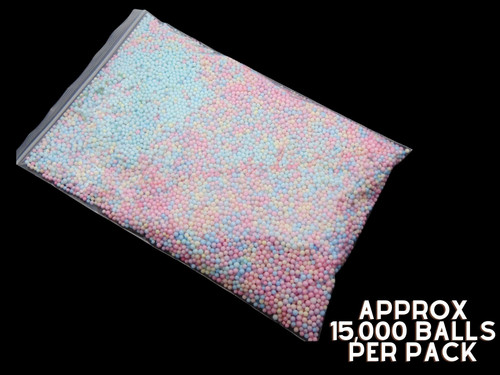 Pastel polystyrene craft - polystyrene,