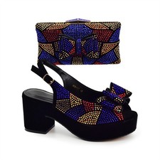 1 Set Italian Shoes And Bag