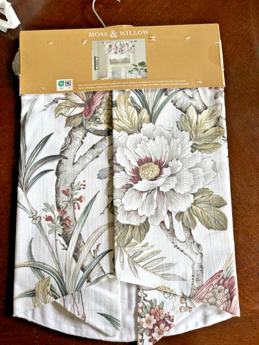 Moss willow window valance - willow,