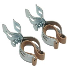 Vintage Style Bicycle Frame Fit Chrome Pump Clips Holders Clips