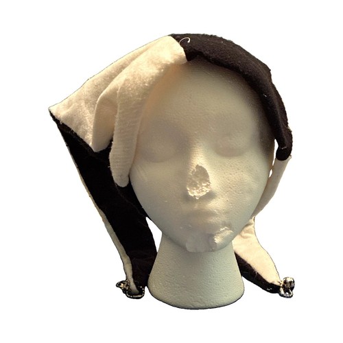 Black white medieval jester - &,