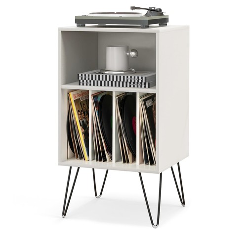 Record player stand - record, wooden