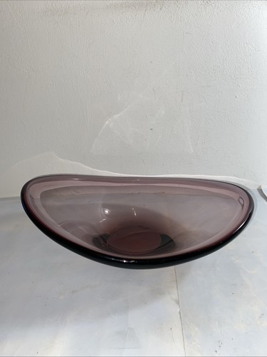 Holmegaard glass bowl mid - glass,