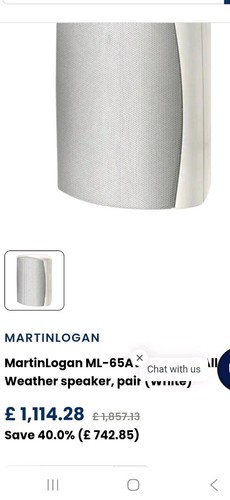 Martin logan 65aw - martin, ml-65aw