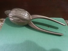 Vintage Brass Walnut Nut