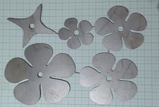 Blacksmith Rose 5 petal blanks unfinished ready to forge 10 cm pack of 10 :