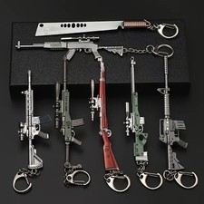 Gun Model Keychain Set of 7