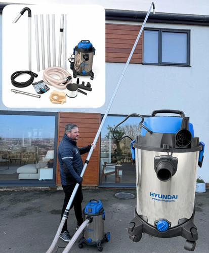 Gutter vacuum kit - vacuum,