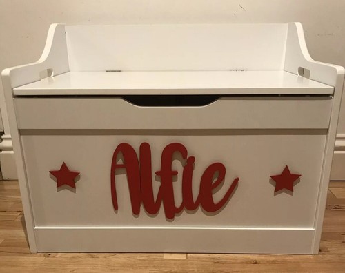 Kids personalised toy box - kids, box/